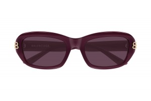 Balenciaga BB0471SK 004 bordó-lila napszemüveg