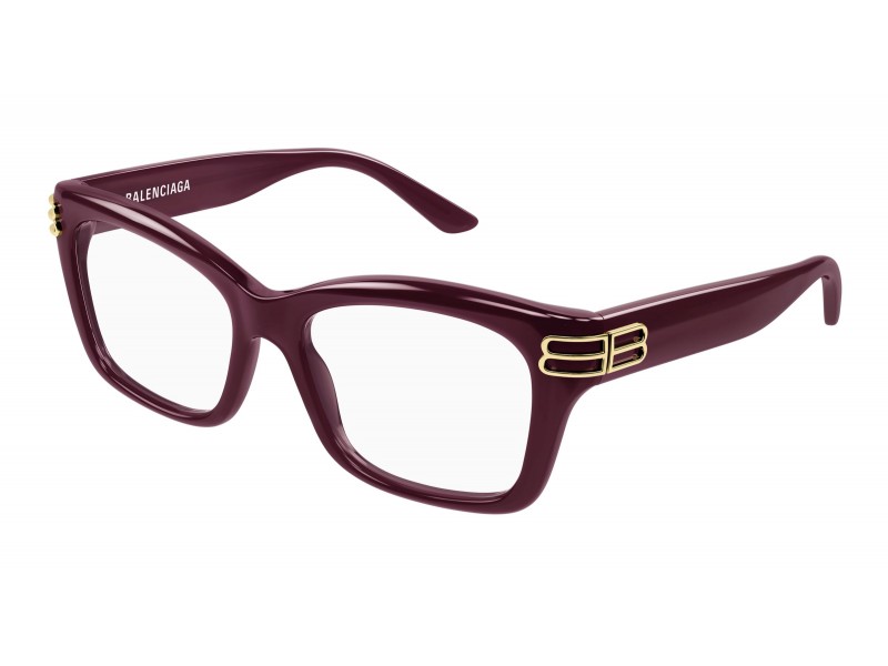Balenciaga BB0472O 004 Burgundy szemüveg - demo lencse