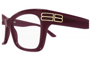 Balenciaga BB0472O 004 Burgundy szemüveg - demo lencse