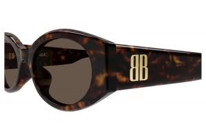 Balenciaga BB0477SA 002 Havana Brown napszemüveg