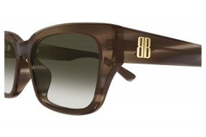 Balenciaga BB0480SK 003 barna degradált napszemüveg