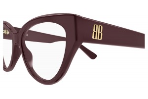 Balenciaga BB0482O 003 burgundy szemüveg - demo lencse