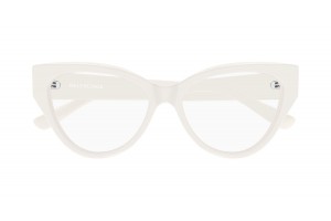 Balenciaga BB0482O 004 fehér szemüveg (demo lencse)