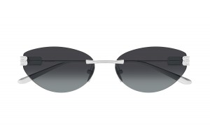 Balenciaga BB0486S 002 ezüst smoke gradient napszemüveg