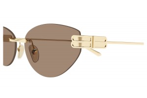 Balenciaga BB0486S 004 - arany-barna napszemüveg