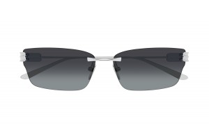Balenciaga BB0487S 002 ezüst smoke napszemüveg