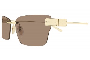 Balenciaga BB0487S 004 arany-barna napszemüveg