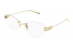 Balenciaga BB0489O 004 arany demo lencse