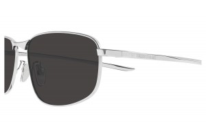 Balenciaga BB0494SA 001 ezüst-szürke napszemüveg