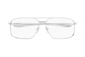 Balenciaga BB0495O 001 ezüst szemüveg - demo lencse