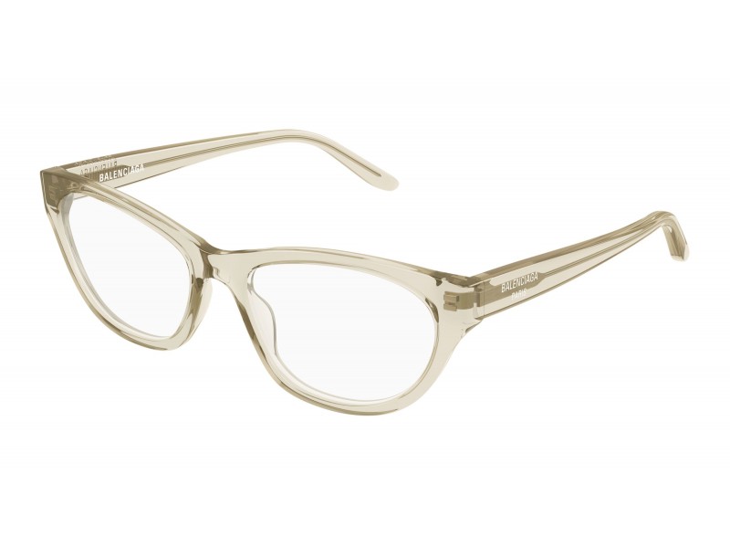 Balenciaga BB0500O 005 bézs szemüveg - demo lencse