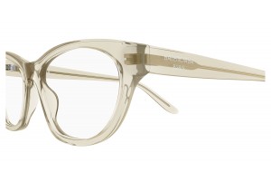 Balenciaga BB0500O 005 bézs szemüveg - demo lencse
