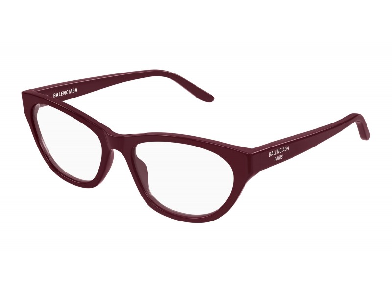 Balenciaga BB0500O 006 bordó (Burgundy) demo lencse