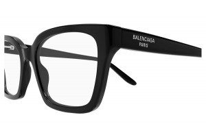 Balenciaga BB0501O 001 fekete szemüveg - demo lencse
