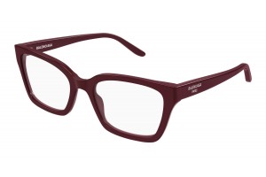 Balenciaga BB0501O 006 bordó szemüveg - demo lencse