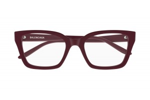 Balenciaga BB0501O 006 bordó szemüveg - demo lencse
