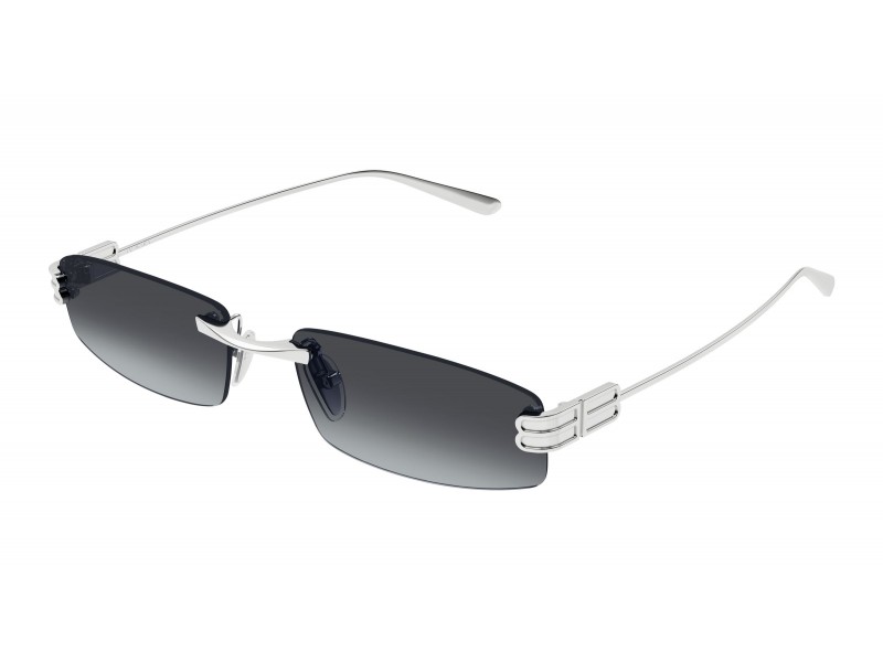 Balenciaga BB0488S 002 ezüst-füst degradé napszemüveg