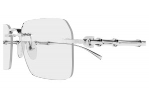 Gucci GG2154O 001 ezüst szemüveg - demo lencse