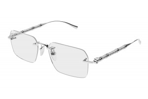 Gucci GG2154O 004 ezüst demo lencsés szemüveg