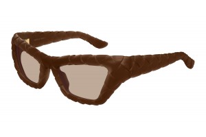 Bottega Veneta BV1438S 002 barna-szürke