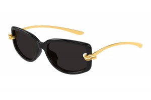 Bottega Veneta BV1440SA 001 fekete-szürke napszemüveg