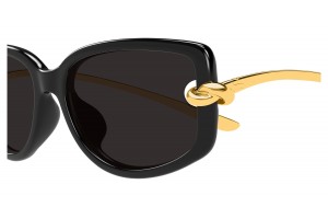 Bottega Veneta BV1440SA 001 fekete-szürke napszemüveg