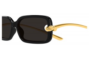 Bottega Veneta BV1439S 001 fekete-szürke napszemüveg
