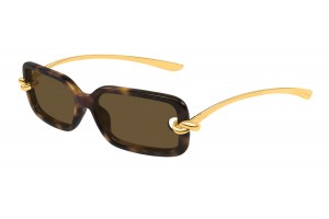 Bottega Veneta BV1439S 002 Havana Brown napszemüveg