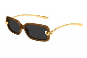 Bottega Veneta BV1439S 005 barna-szürke napszemüveg