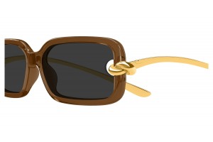 Bottega Veneta BV1439S 005 barna-szürke napszemüveg
