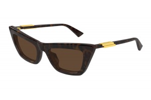 Bottega Veneta BV1446S 002 HAVANA BROWN napszemüveg