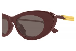 Bottega Veneta BV1447S 003 Burgundy Brown napszemüveg