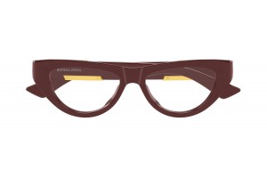Bottega Veneta BV1454O 004 burgundi szemüveg (demo)