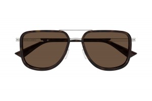 Bottega Veneta BV1463S 002 ezüst-barna napszemüveg