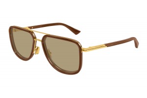 Bottega Veneta BV1463S 003 GOLD BROWN napszemüveg