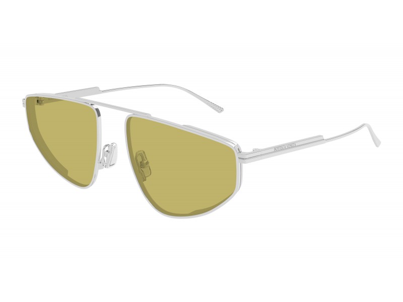 Bottega Veneta BV1466S 003 ezüst-sárga napszemüveg