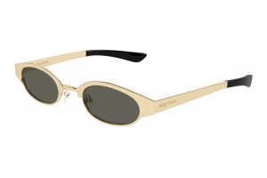 Alexander McQueen AM0545S 001 arany-szürke napszemüveg