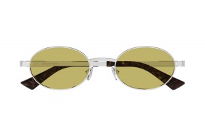 Bottega Veneta BV1470S 003 ezüst-sárga napszemüveg