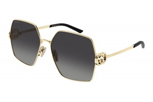 Gucci GG2163S 001 arany keret szürke gradient napszemüveg