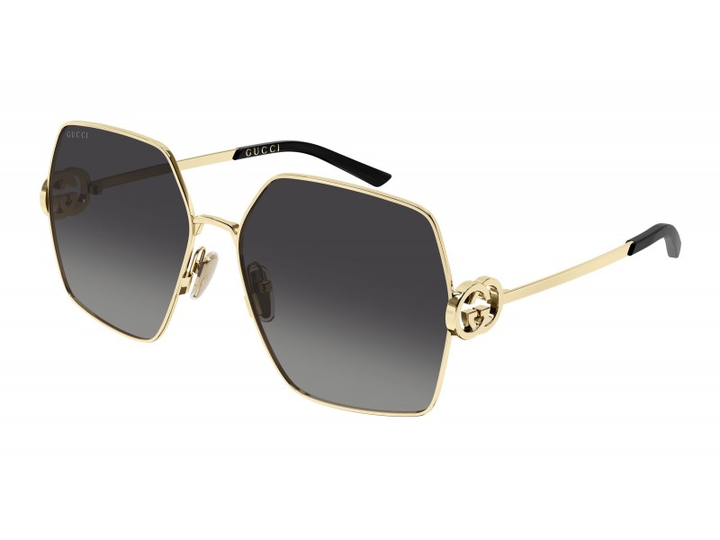 Gucci GG2163S 001 arany keret szürke gradient napszemüveg
