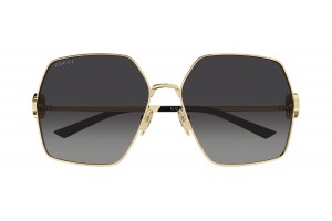 Gucci GG2163S 001 arany keret szürke gradient napszemüveg