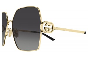 Gucci GG2163S 001 arany keret szürke gradient napszemüveg