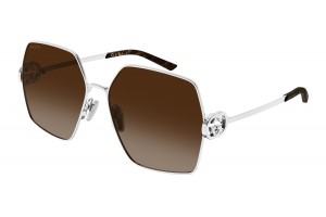 Gucci GG2163S 003 ezüst-barna napszemüveg