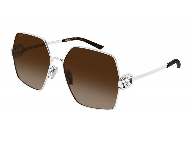 Gucci GG2163S 003 ezüst-barna napszemüveg