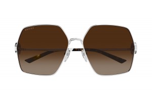 Gucci GG2163S 003 ezüst-barna napszemüveg