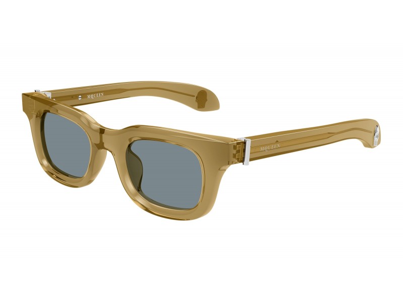 Alexander McQueen AM0547S 004 barna-szürke napszemüveg