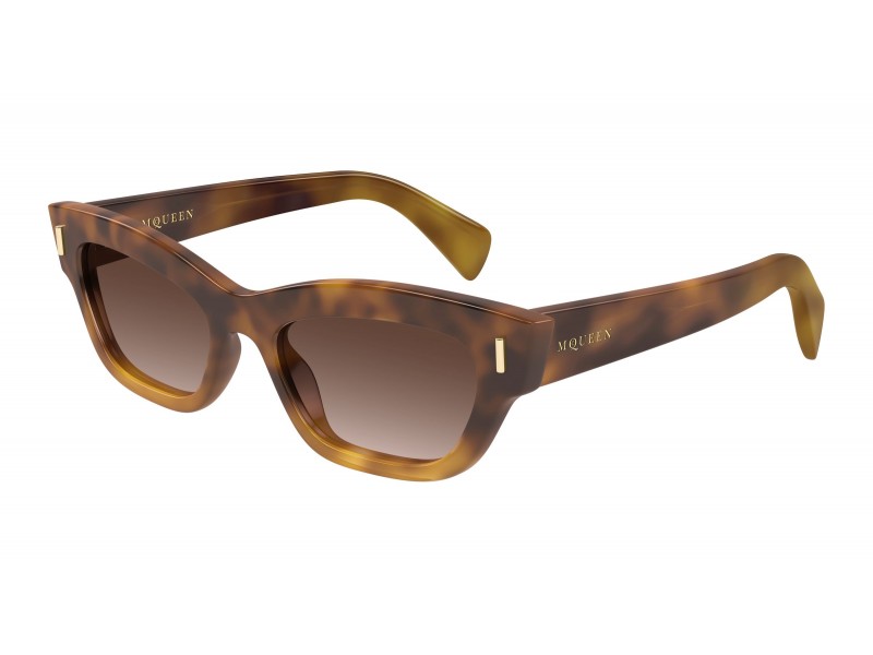 Alexander McQueen AM0548S HAVANA barna napszemüveg