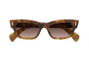 Alexander McQueen AM0548S HAVANA barna napszemüveg
