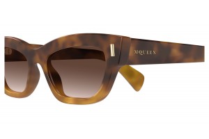 Alexander McQueen AM0548S HAVANA barna napszemüveg