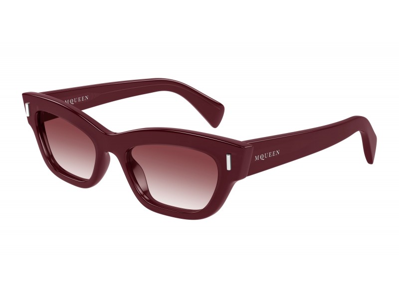 Alexander McQueen AM0548S 003 – bordó színátmenetes napszemüveg